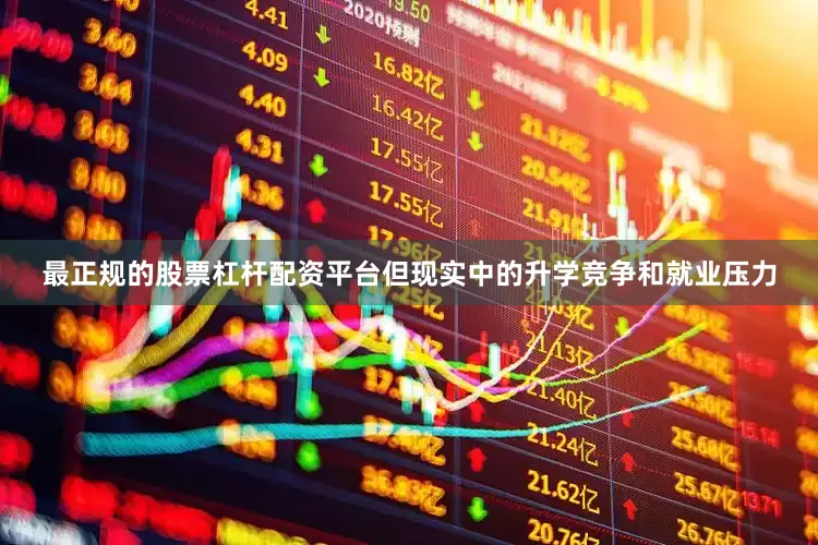 最正规的股票杠杆配资平台但现实中的升学竞争和就业压力